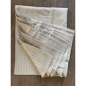Fieldcrest Damask 100% Cotton Bedroom Queen Pillowcases